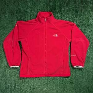 Vintage The North Face Summit Series Red Fleece Jacket Yourh XL Mens Small